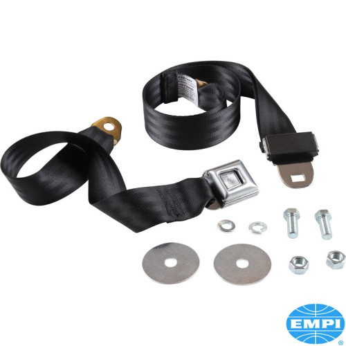 PartzBiz CE: 8189601208-2 point lap seat belt with push