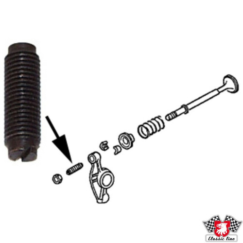 PartzBiz CE: 8111351500-Adjusting screw for tappet, M8x1
