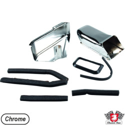 PartzBiz CE 8115003310 - Air deflector plate set, chrome