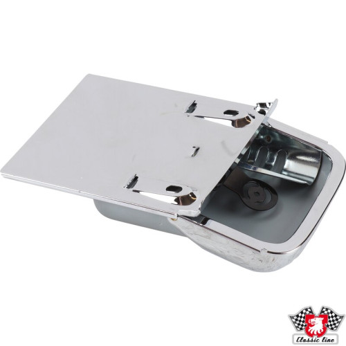 PartzBiz CE: 1689806700-Ashtray with mounting plate, chrome