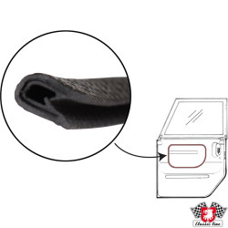 PartzBiz CE 8189821700 - Beading for door pocket, black