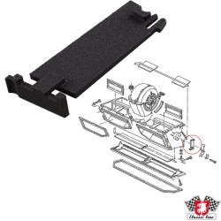 PartzBiz CE 1128004280 - Bearing plate for flap for footwell PartzBiz CE 1128004280 - Bearing plate for flap for footwell