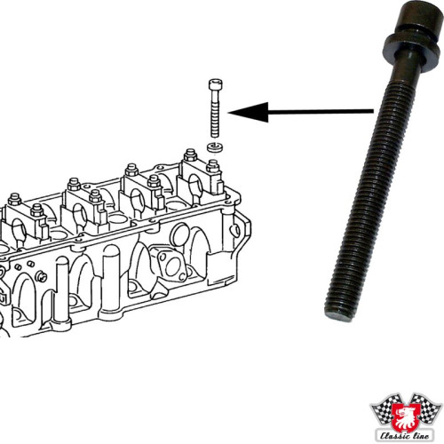PartzBiz CE: 1111151800-Bolt for cylinder head, M12x1.75x115 mm PartzBiz CE: 1111151800-Bolt for cylinder head, M12x1.75x115 mm