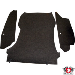 PartzBiz CE 1689500110 - Boot carpet set, black
