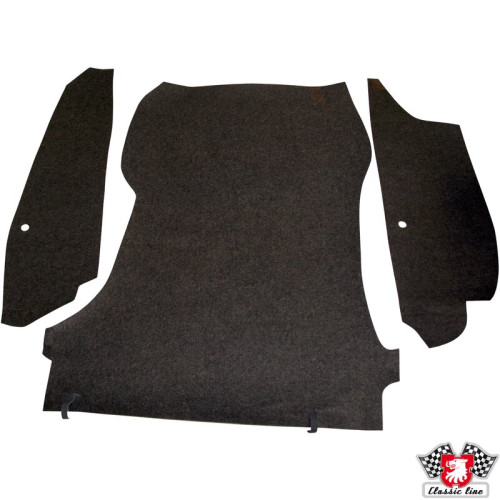 PartzBiz CE: 1689500110-Boot carpet set, black PartzBiz CE: 1689500110-Boot carpet set, black