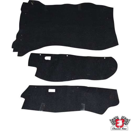 PartzBiz CE: 1689500310-Boot carpet set, black PartzBiz CE: 1689500310-Boot carpet set, black