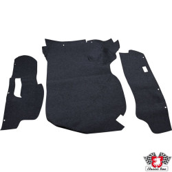 PartzBiz CE 1689500410 - Boot carpet set, black