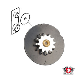 PartzBiz CE 1663650200 - Brake pad damping shim, 40 mm, front