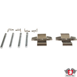 PartzBiz CE 1664001010 - Brake pad hardware kit, front 