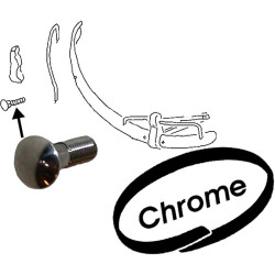 PartzBiz CE 8184150906 - Bumper bolt, chrome, 8x31 mm PartzBiz CE 8184150906 - Bumper bolt, chrome, 8x31 mm