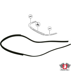 PartzBiz CE 1684350106 - Bumper seal, front
