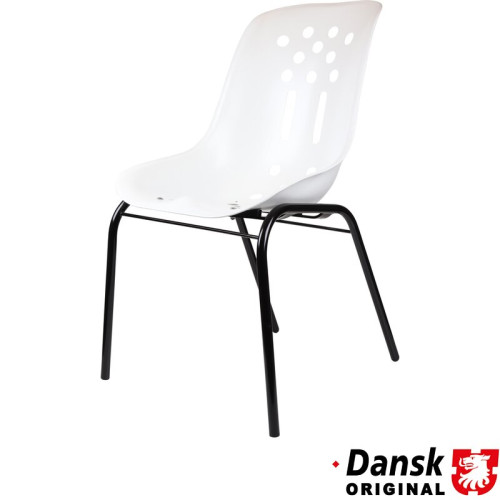 PartzBiz CE: 9902500310-Chair Conference, frame black, seat white PartzBiz CE: 9902500310-Chair Conference, frame black, seat white