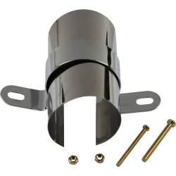 PartzBiz CE 8191650206 - Chrome coil cover with bracket