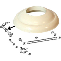 PartzBiz CE 8187100806 - Escutcheon, wind/door handle, ivory PartzBiz CE 8187100806 - Escutcheon, wind/door handle, ivory
