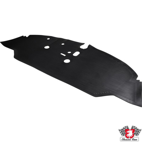 PartzBiz CE: 8101702300-Floor mat, front, rubber, black