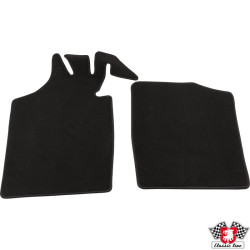 PartzBiz CE 1601700410 - Floor mat set, front, black, 2 pieces PartzBiz CE 1601700410 - Floor mat set, front, black, 2 pieces