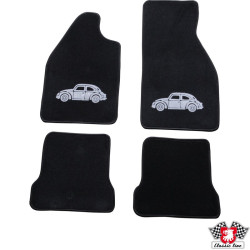 PartzBiz CE 8101702110 - Floor mat set with grey/silver Beetle PartzBiz CE 8101702110 - Floor mat set with grey/silver Beetle