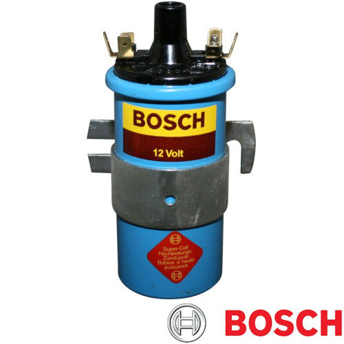 PartzBiz CE: 8191600107-Ignition coil, 12 Volt (Blue Coil), BOSCH
