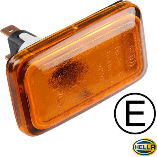 PartzBiz CE: 1195500102-ไฟเลี้ยวข้าง สีเหลืองอำพัน มีเครื่องหมาย E ซ้าย/ขวา ยี่ห้อ Hella PartzBiz CE: 1195500102-ไฟเลี้ยวข้าง สีเหลืองอำพัน มีเครื่องหมาย E ซ้าย/ขวา ยี่ห้อ Hella