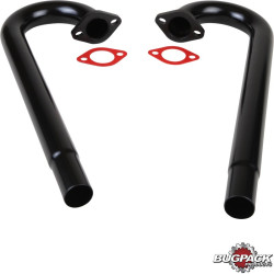 PartzBiz CE 8123301118 - J-tube set, black, 2 pieces, Bugpack PartzBiz CE 8123301118 - J-tube set, black, 2 pieces, Bugpack