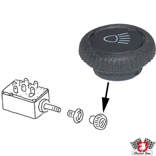 PartzBiz CE: 8196150200-Knob for headlight switch including PartzBiz CE: 8196150200-Knob for headlight switch including