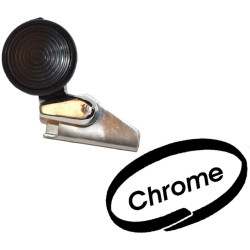 PartzBiz CE 8185250476 - Lock for vent window, chrome, left PartzBiz CE 8185250476 - Lock for vent window, chrome, left