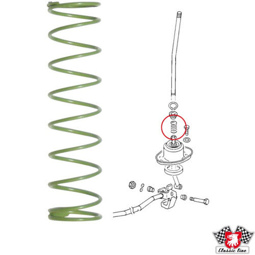 PartzBiz CE: 1133000800-Pressure spring for gearshift