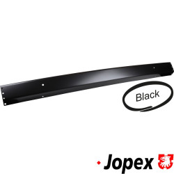 PartzBiz CE 1184200500 - Bumper, rear, Heavy Duty, 2.3 mm, black
