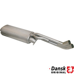 PartzBiz CE 1620608200 - Exhaust rear, with two Ø44