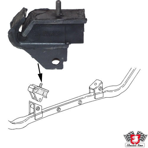 PartzBiz CE: 1117901000-Engine mount, front PartzBiz CE: 1117901000-Engine mount, front