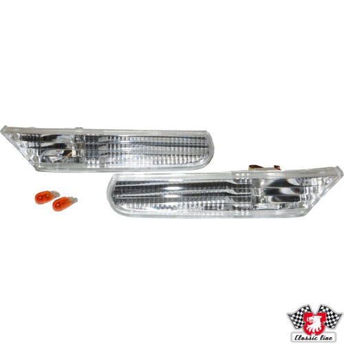PartzBiz CE: 1696000810-Side marker lamp set, clear, E-marked PartzBiz CE: 1696000810-Side marker lamp set, clear, E-marked