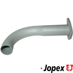 PartzBiz CE 8120701500 - Tail pipe. Made of steel with grey paint PartzBiz CE 8120701500 - Tail pipe. Made of steel with grey paint