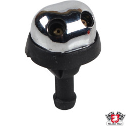 PartzBiz CE 8198700400 - Washer jet, 2 nozzles, chrome
