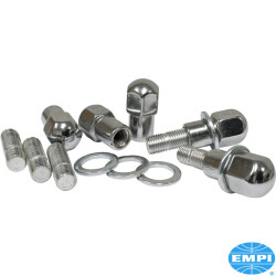 PartzBiz CE 8160402018 - Wheel mounting bolt and nut set with PartzBiz CE 8160402018 - Wheel mounting bolt and nut set with