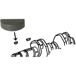 PartzBiz CE 8110452102 - Woodruff key for crank pulley, small, 6x9 mm
