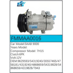 PartzBiz CE FMMAA0016 - Compressor for Saab - FMMAA0016 PartzBiz CE FMMAA0016 - Compressor for Saab - FMMAA0016