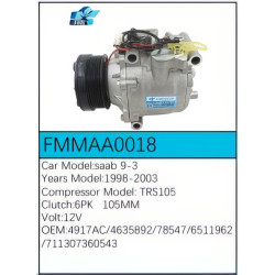 PartzBiz CE FMMAA0018 - Compressor for Saab - FMMAA0018 PartzBiz CE FMMAA0018 - Compressor for Saab - FMMAA0018