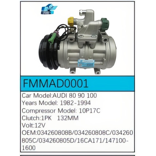 PartzBiz CE: -Compressor for Audi - FMMAD0001 PartzBiz CE: -Compressor for Audi - FMMAD0001
