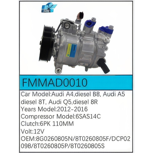 PartzBiz CE: -Compressor for Audi - FMMAD0010 PartzBiz CE: -Compressor for Audi - FMMAD0010
