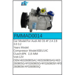 PartzBiz CE FMMAD0014 - Compressor for Audi - FMMAD0014 PartzBiz CE FMMAD0014 - Compressor for Audi - FMMAD0014