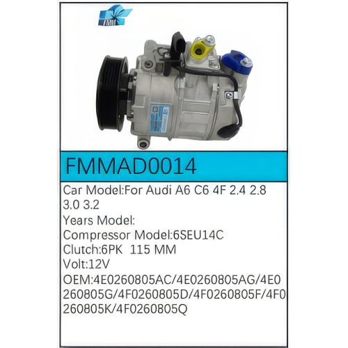 PartzBiz CE: -Compressor for  Audi - FMMAD0014