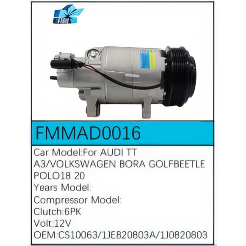 PartzBiz CE: -Compressor for  Audi - FMMAD0016