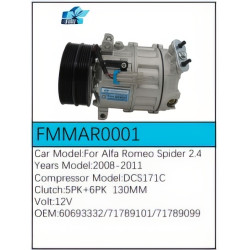 PartzBiz CE FMMAR0001 - Compressor for Alfa Romeo - FMMAR0001 PartzBiz CE FMMAR0001 - Compressor for Alfa Romeo - FMMAR0001