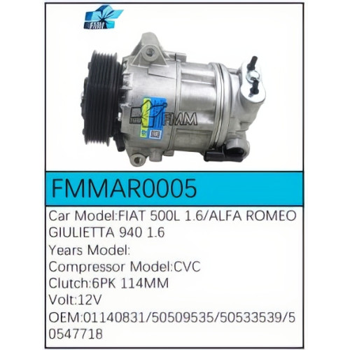 PartzBiz CE: -Compressor for Alfa Romeo - FMMAR0005 PartzBiz CE: -Compressor for Alfa Romeo - FMMAR0005
