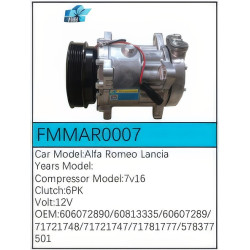 PartzBiz CE FMMAR0007 - Compressor for Alfa Romeo - FMMAR0007 PartzBiz CE FMMAR0007 - Compressor for Alfa Romeo - FMMAR0007