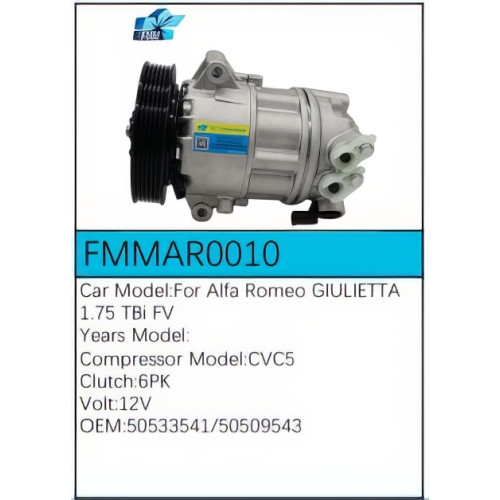 PartzBiz CE: -Compressor for Alfa Romeo - FMMAR0010 PartzBiz CE: -Compressor for Alfa Romeo - FMMAR0010