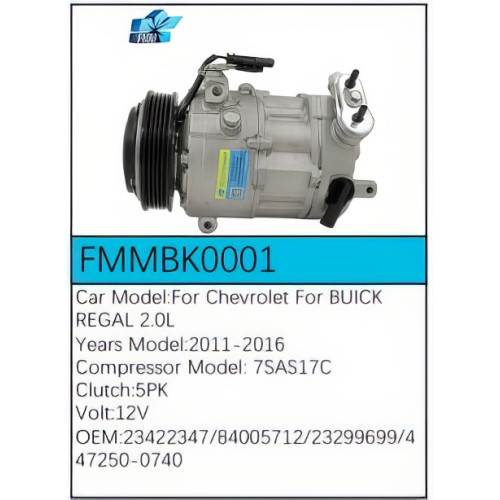 PartzBiz CE: -Compressor for  Buick - FMMBK0001