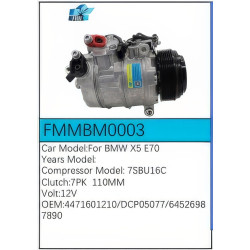 PartzBiz CE FMMBM0003 - Compressor for BMW - FMMBM0003 PartzBiz CE FMMBM0003 - Compressor for BMW - FMMBM0003