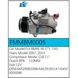 PartzBiz CE FMMBM0005 - Compressor for BMW - FMMBM0005 PartzBiz CE FMMBM0005 - Compressor for BMW - FMMBM0005