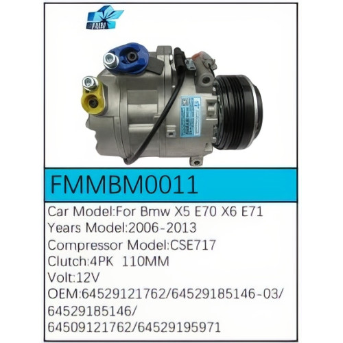 PartzBiz CE: -Compressor for BMW - FMMBM0011 PartzBiz CE: -Compressor for BMW - FMMBM0011